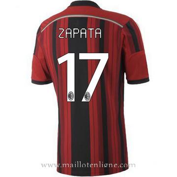 Maillot AC Milan ZAPATA Domicile 2014 2015